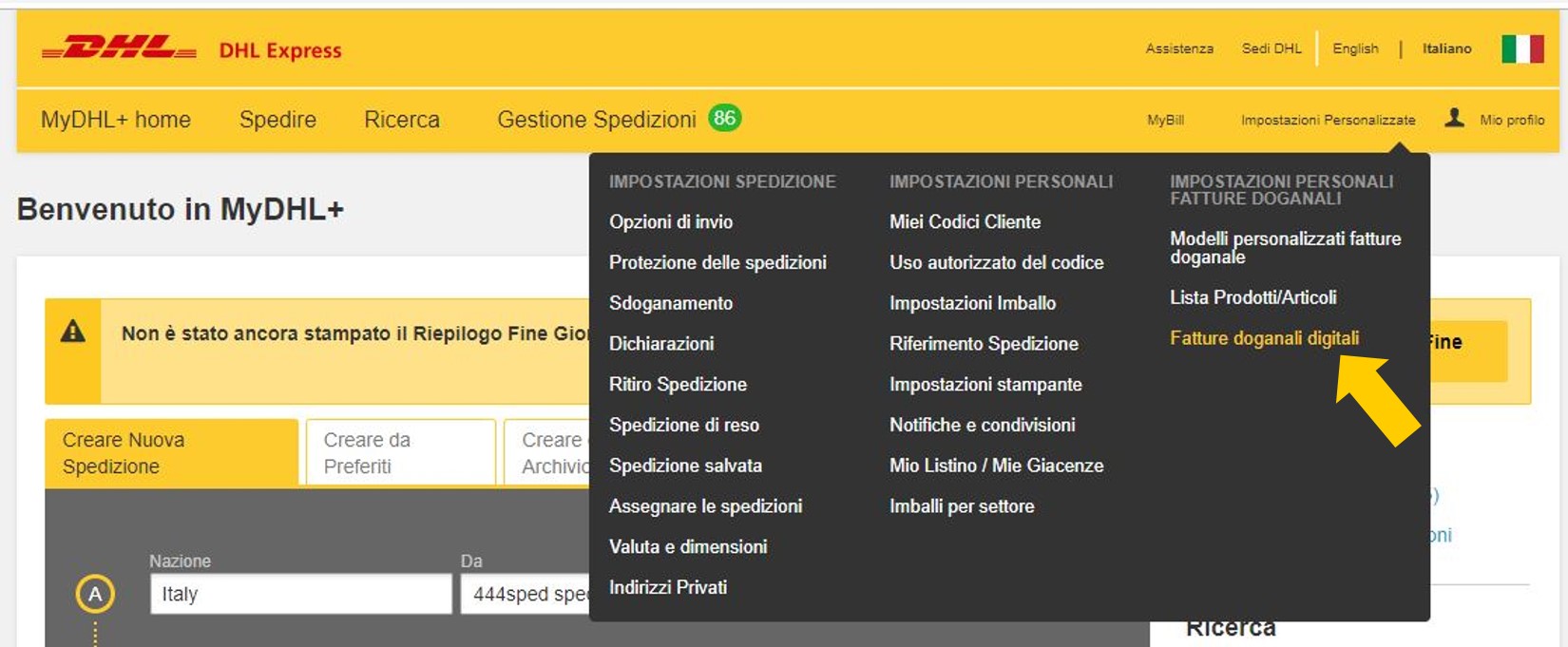 modulo sdoganamento scaricare